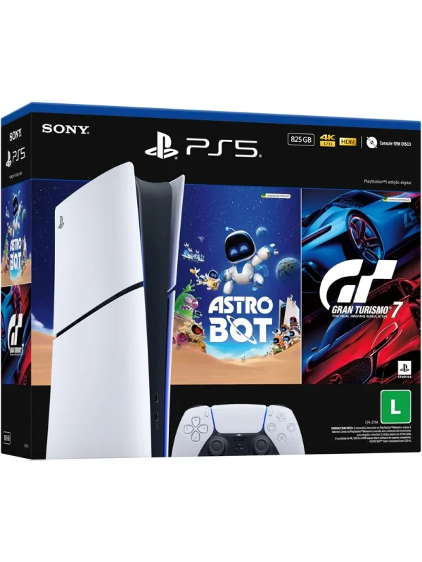 PlayStation 5 Slim Digital + ASTRO BOT e Gran Turismo 7